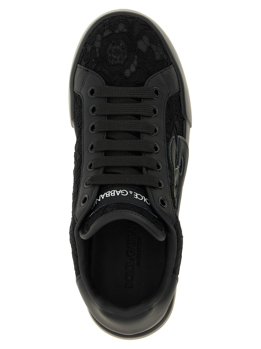 Black Logo Sneakers 4