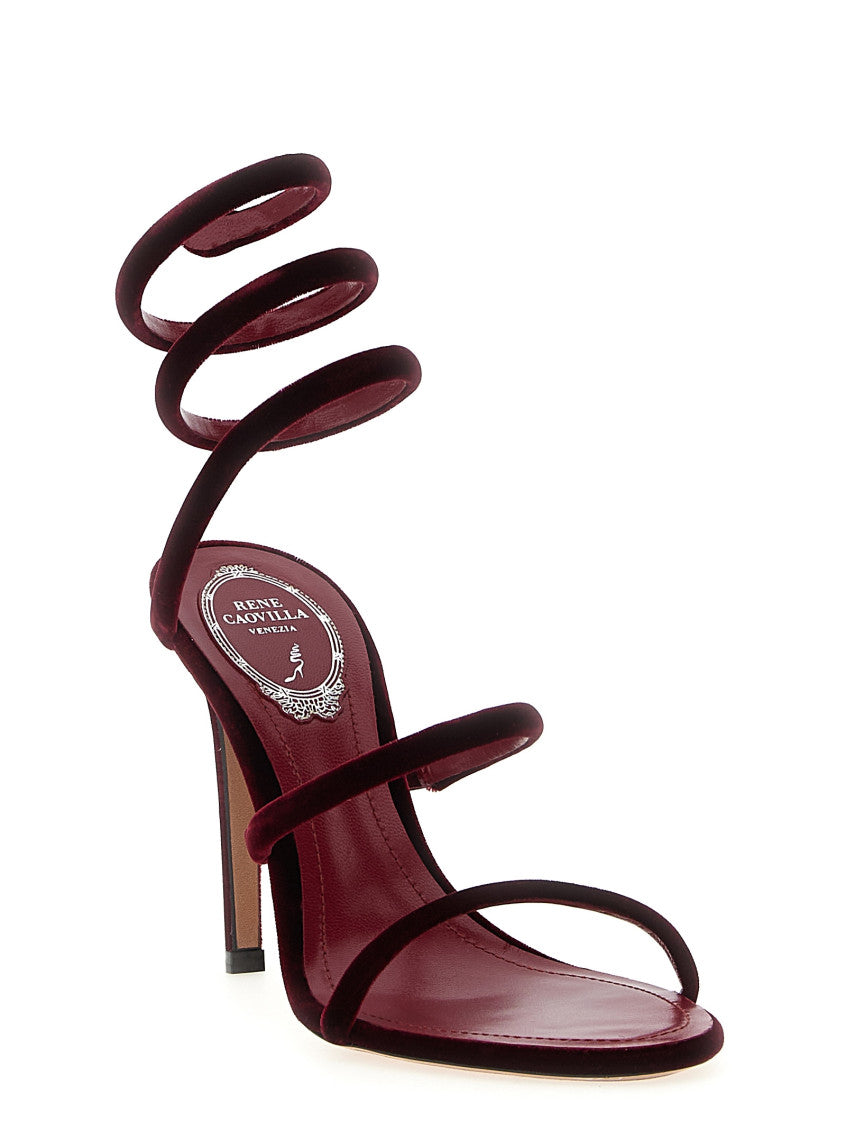 Red Open Toe Heels 2