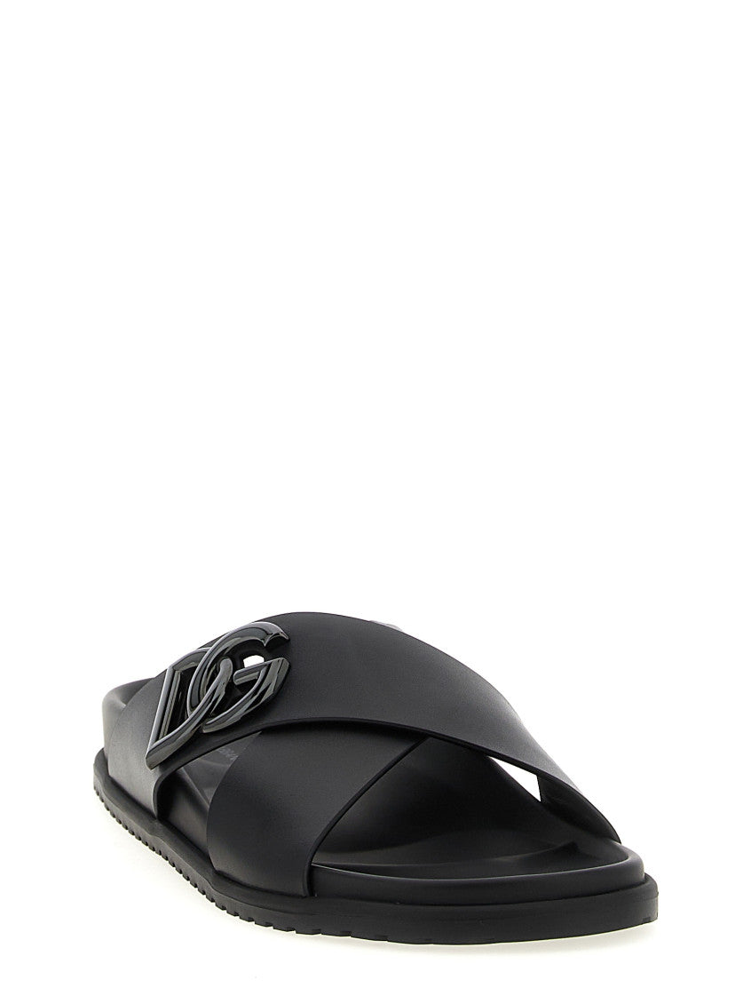 Black Leather Sandals 2