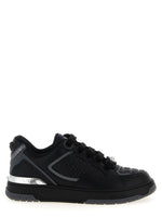 Black Lace Up Sneakers 1