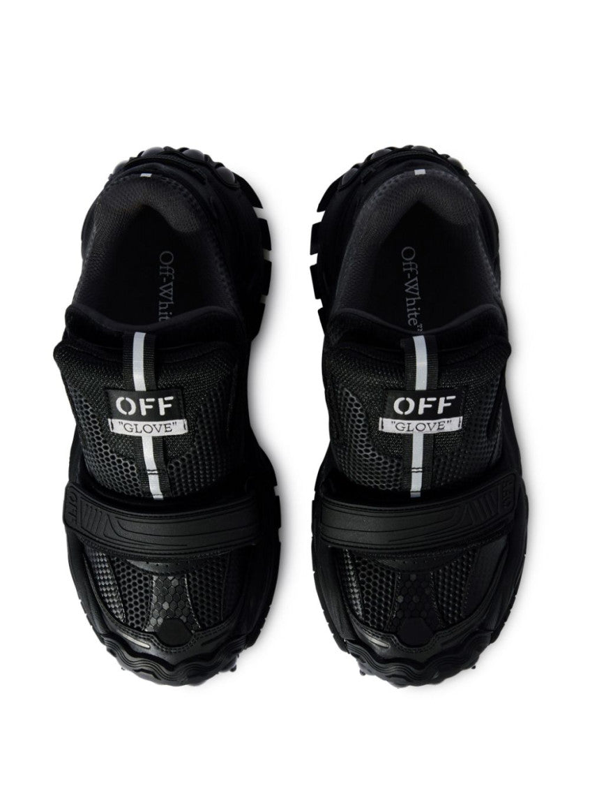 Black Logo Glove Sneakers 3