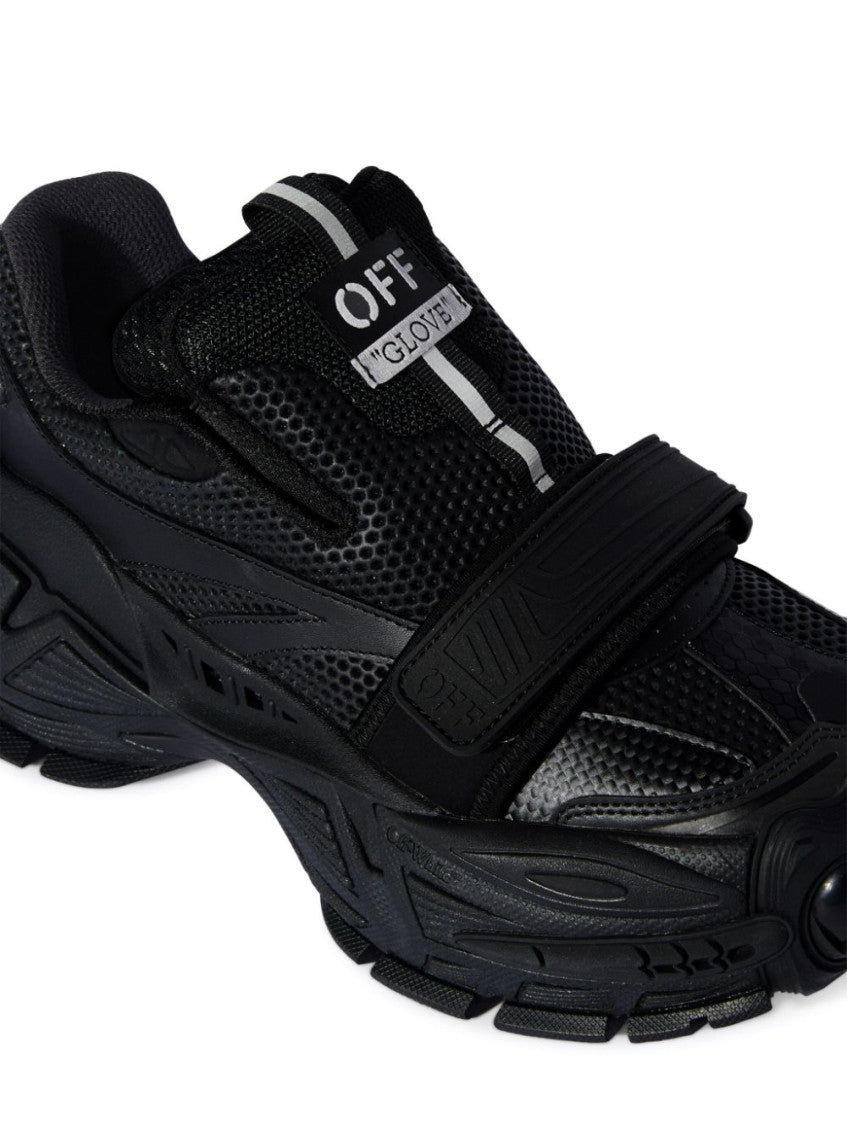 Black Logo Glove Sneakers 5