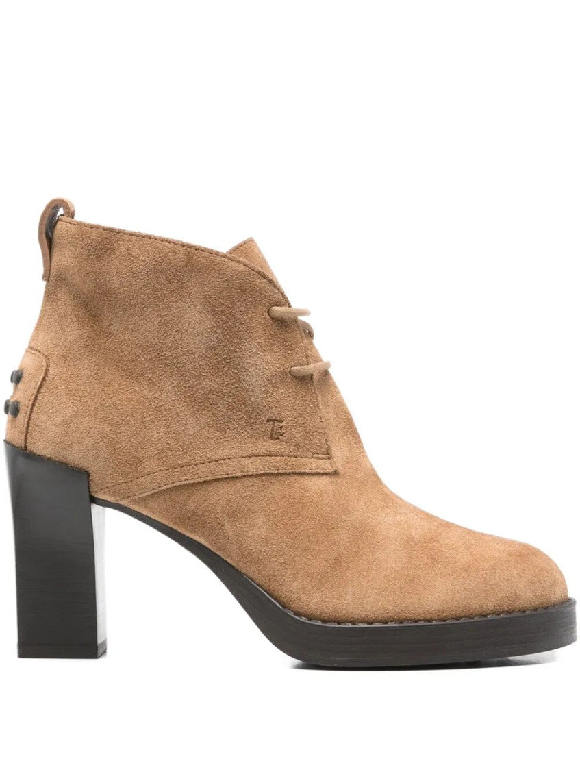 Brown Lace Up Boots 1