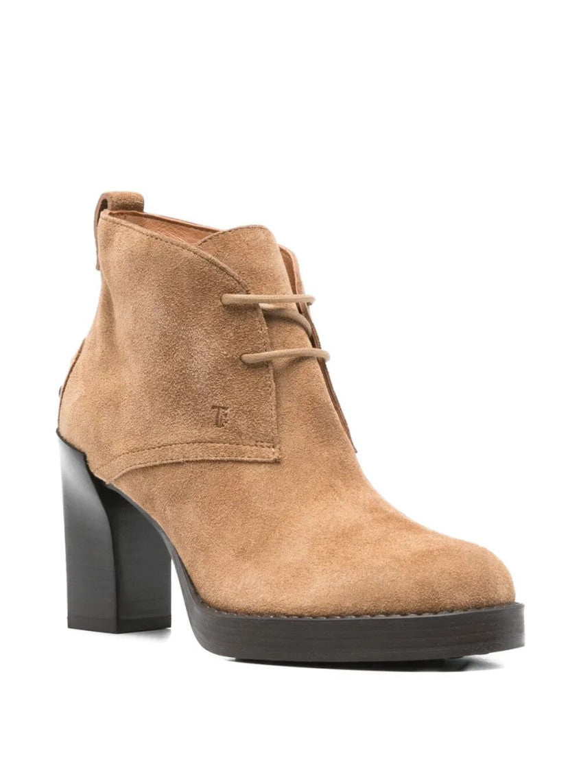 Brown Lace Up Boots 2