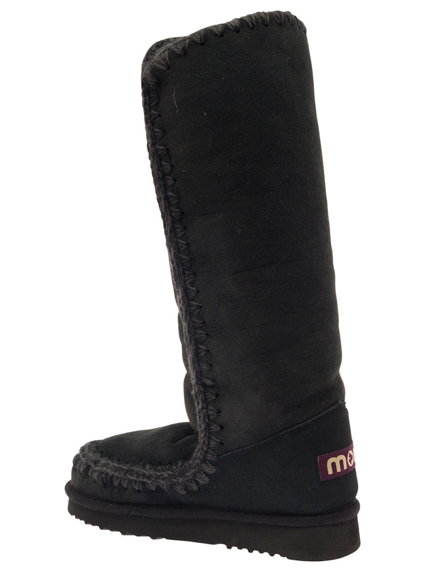 Black Eskimo Logo Boots 3