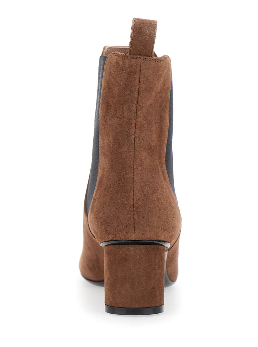 Brown Slip On Boots 4