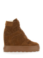 Brown Lace Up Sneakers 1