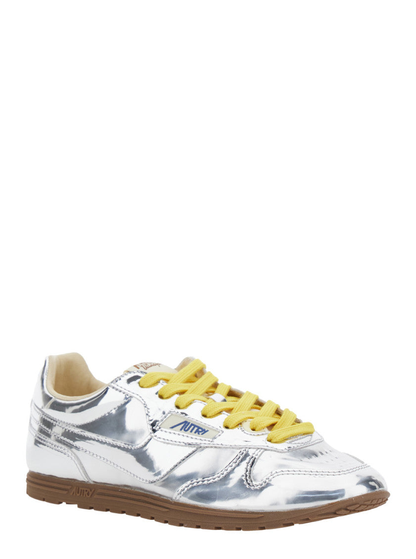 Silver Logo Sneakers 2