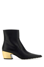 Black Leather Ankle Boots 1