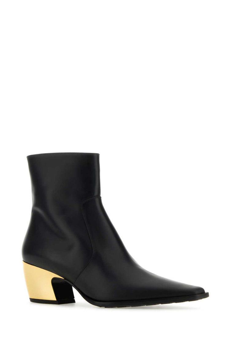 Black Leather Ankle Boots 2