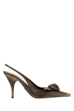 Brown Decollete Pumps 1