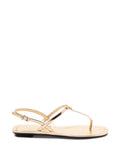 Golden Logo Sandals 1