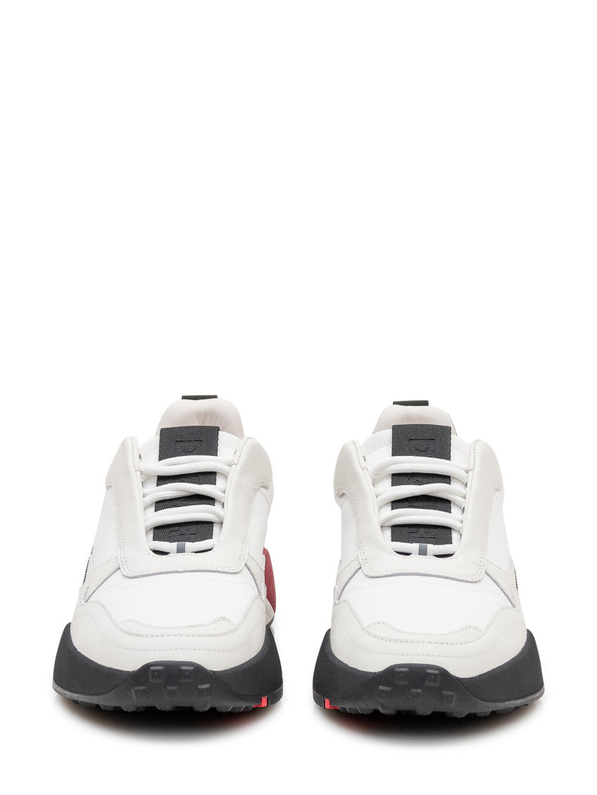 White Logo Trainer Sneakers 2