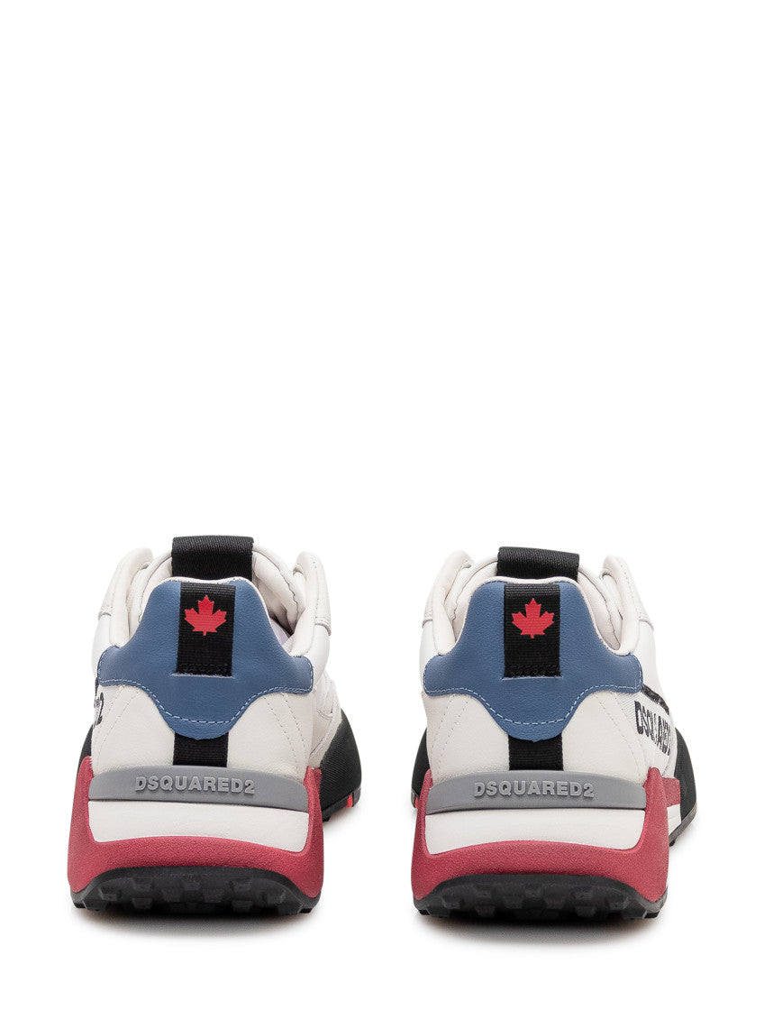 White Logo Trainer Sneakers 3