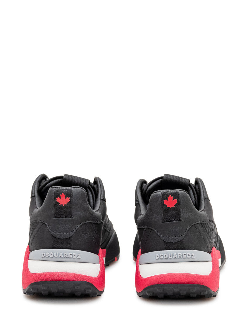 Black Color Block Sneakers 3