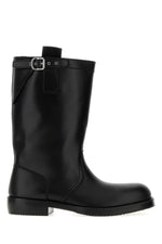 Black Leather Boots 1