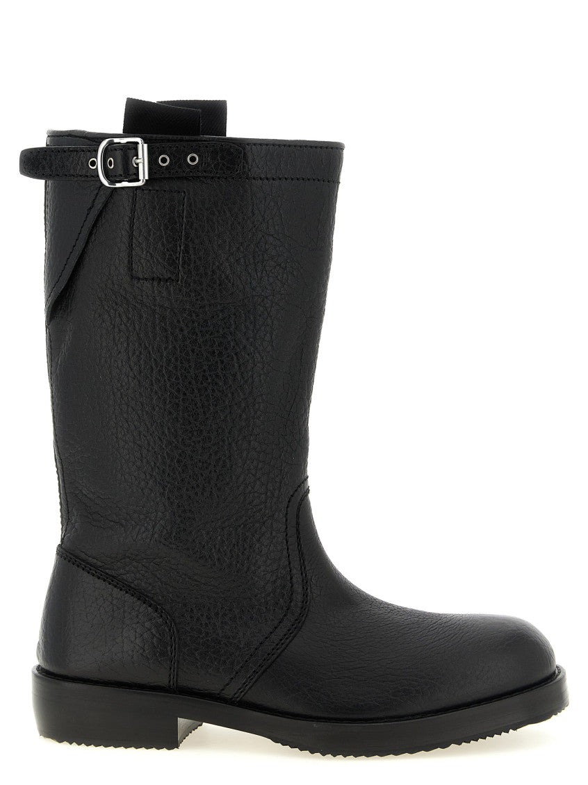 Black Biker Boots 1