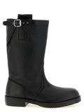 Black Biker Boots 1