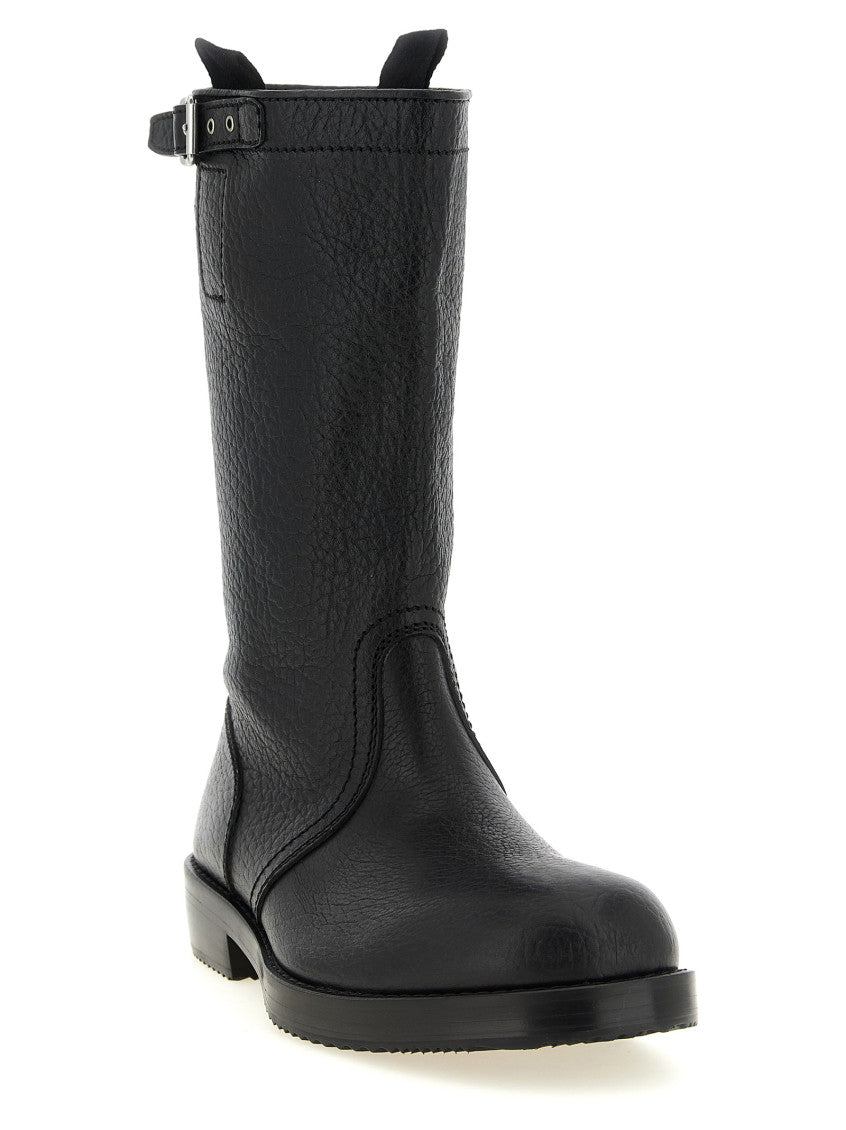 Black Biker Boots 2