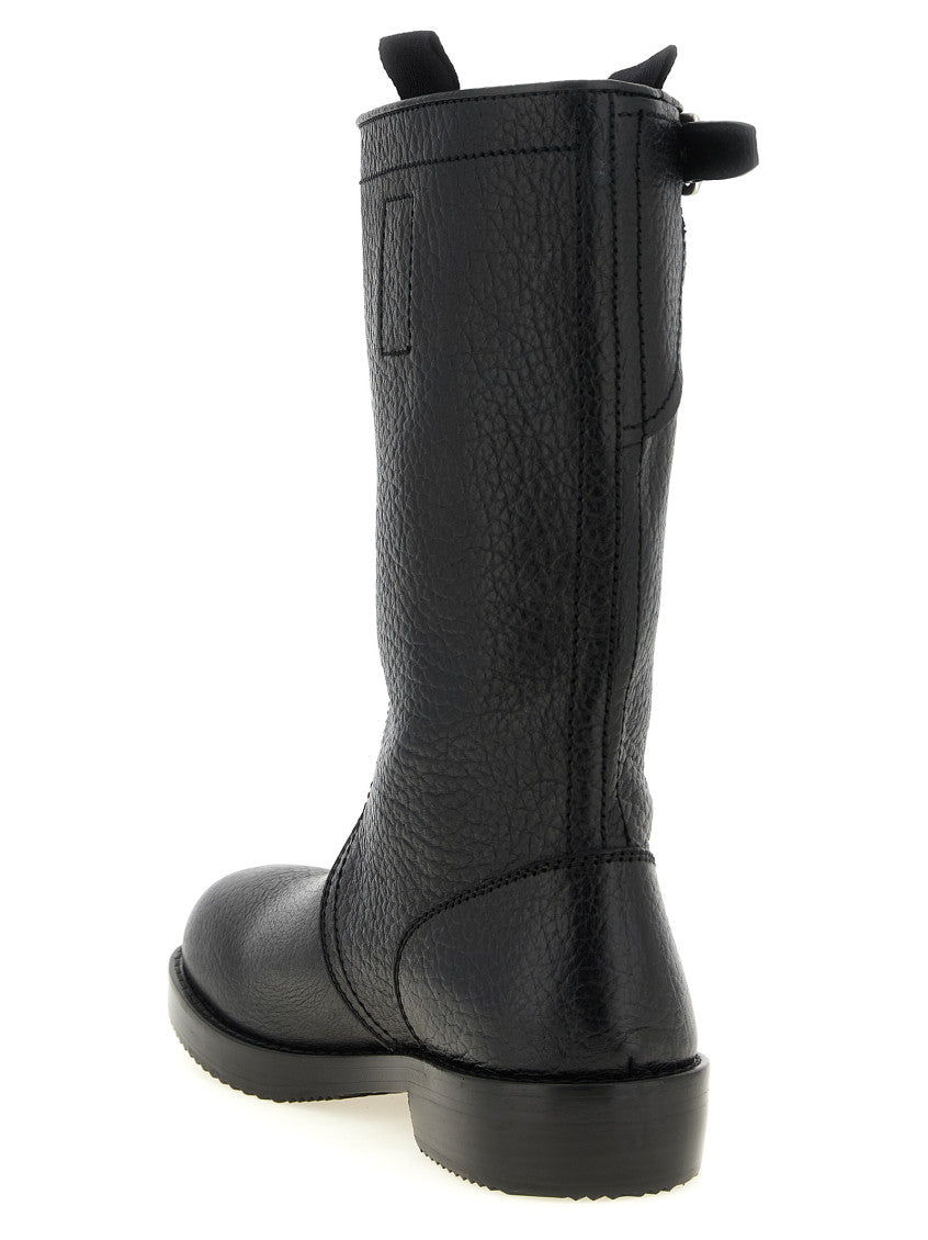 Black Biker Boots 3