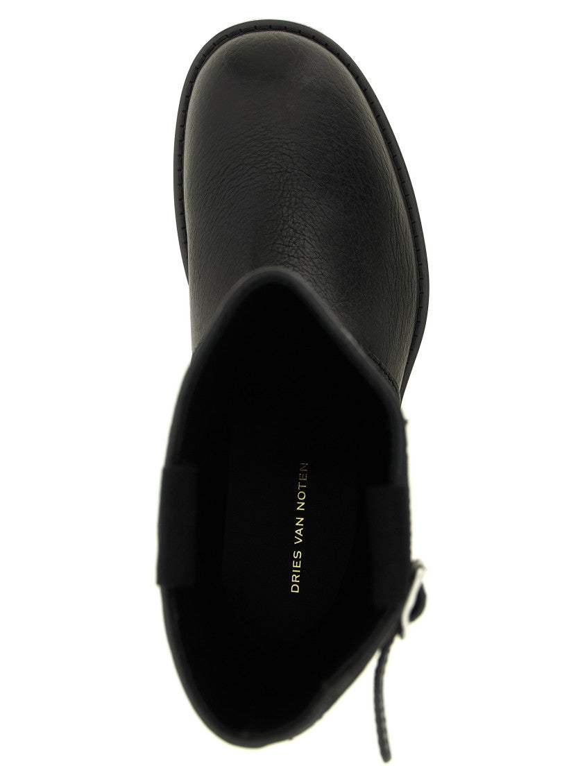 Black Biker Boots 4