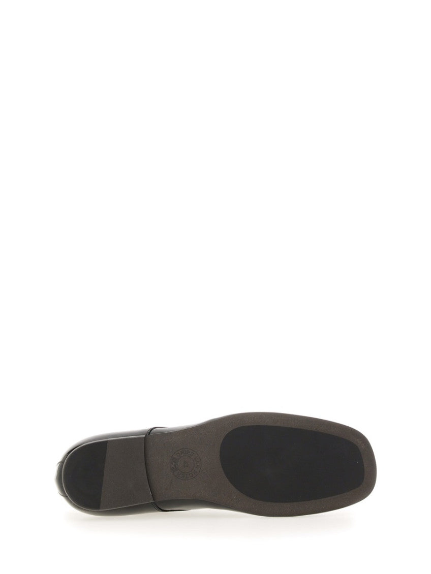 Black Shiny Lace Ups Shoes 5