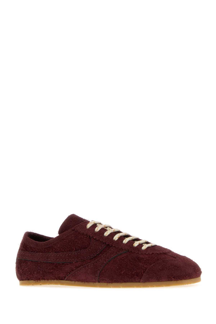 Maroon Suede Sneakers 2