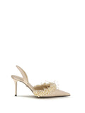 Golden Embellished Pumps 1