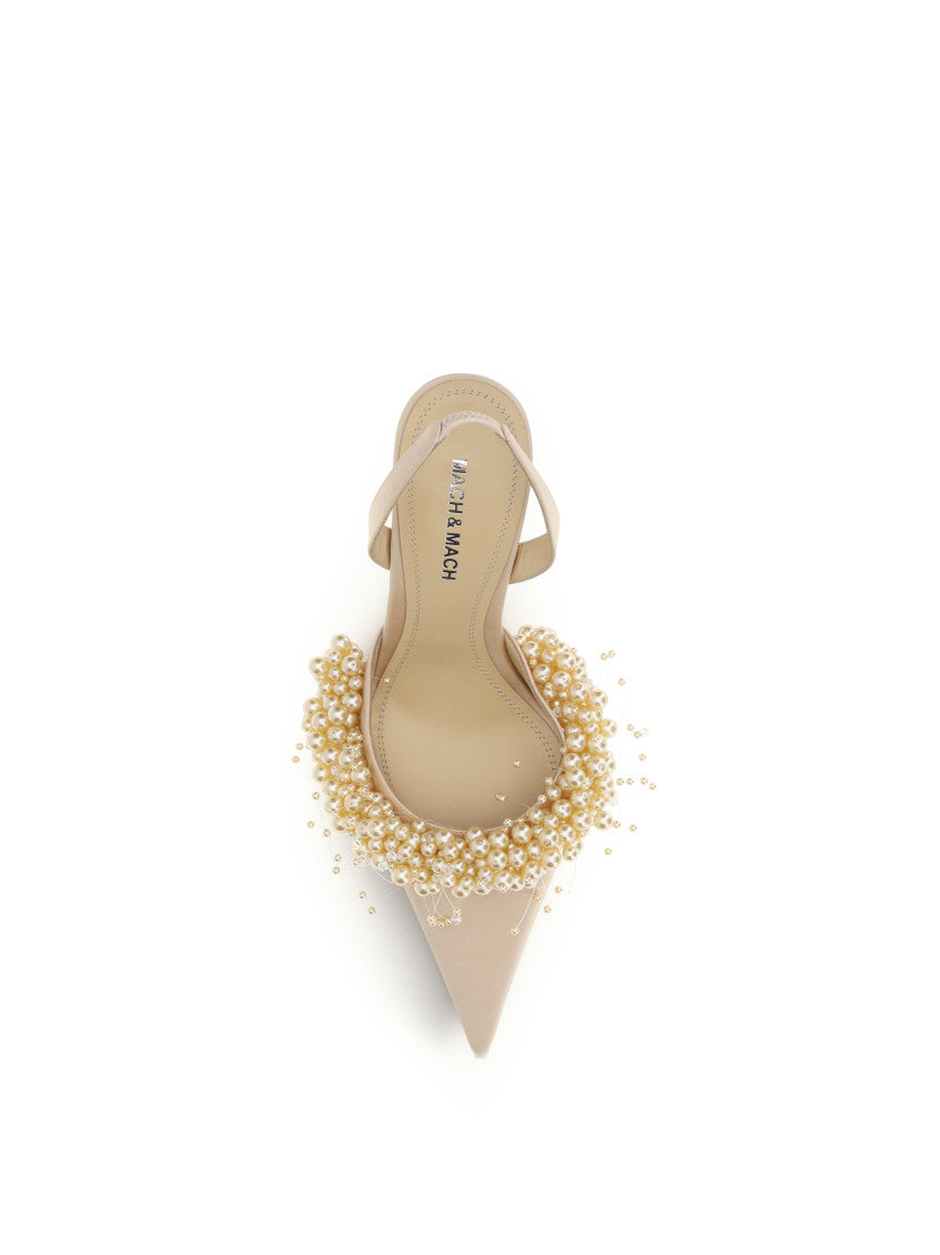 Golden Embellished Pumps 4