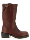 Brown Biker Boots 1