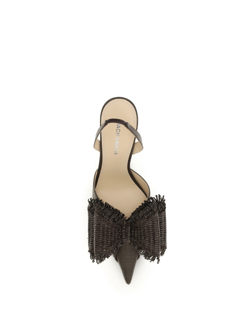 Brown Woven Pumps 4