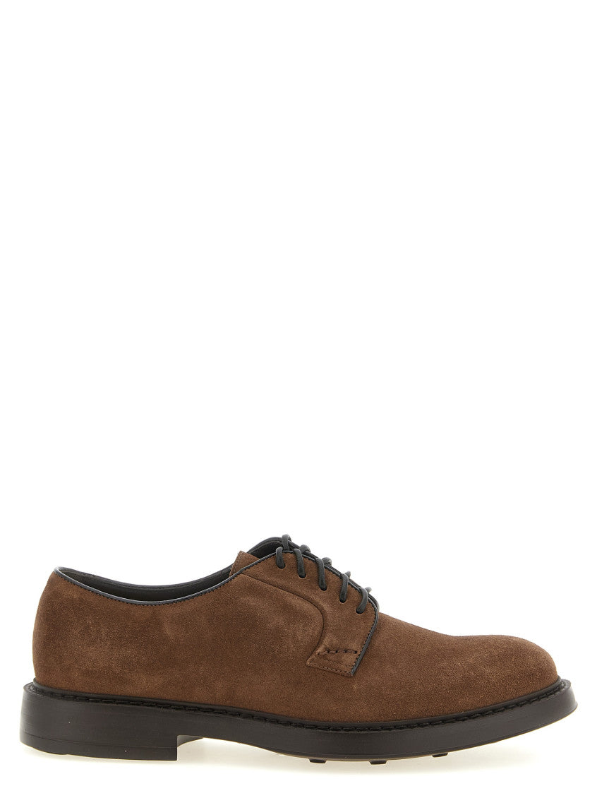 Brown Suede Lace Up Shoes 1