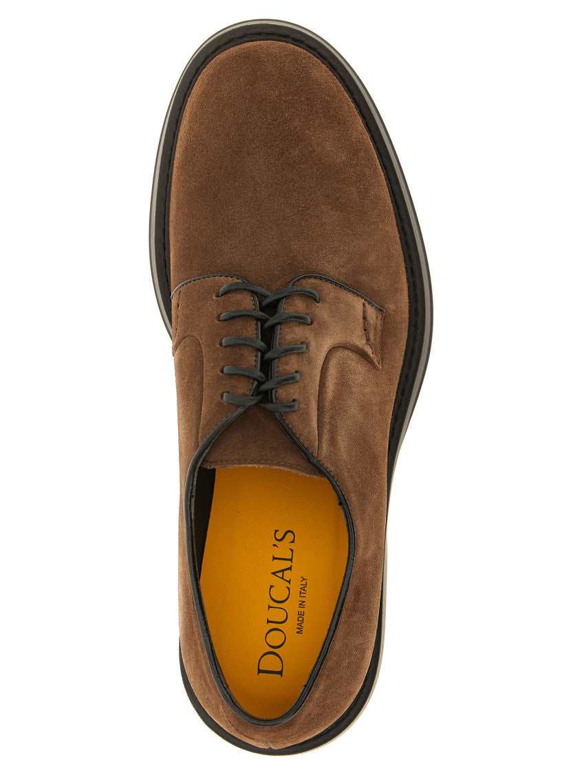 Brown Suede Lace Up Shoes 4