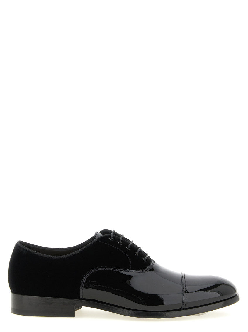 Black Oxford Lace-Up Shoes 1