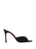 Black Embellished Mules 1