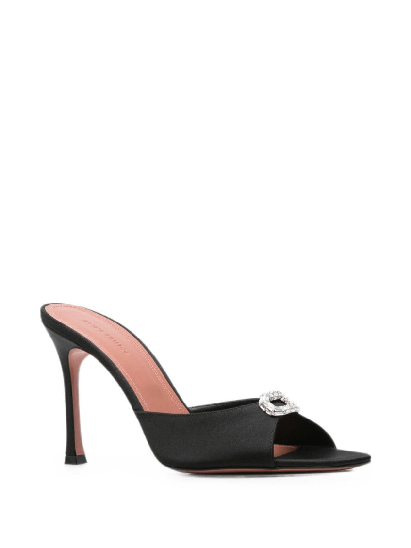 Black Embellished Mules 2