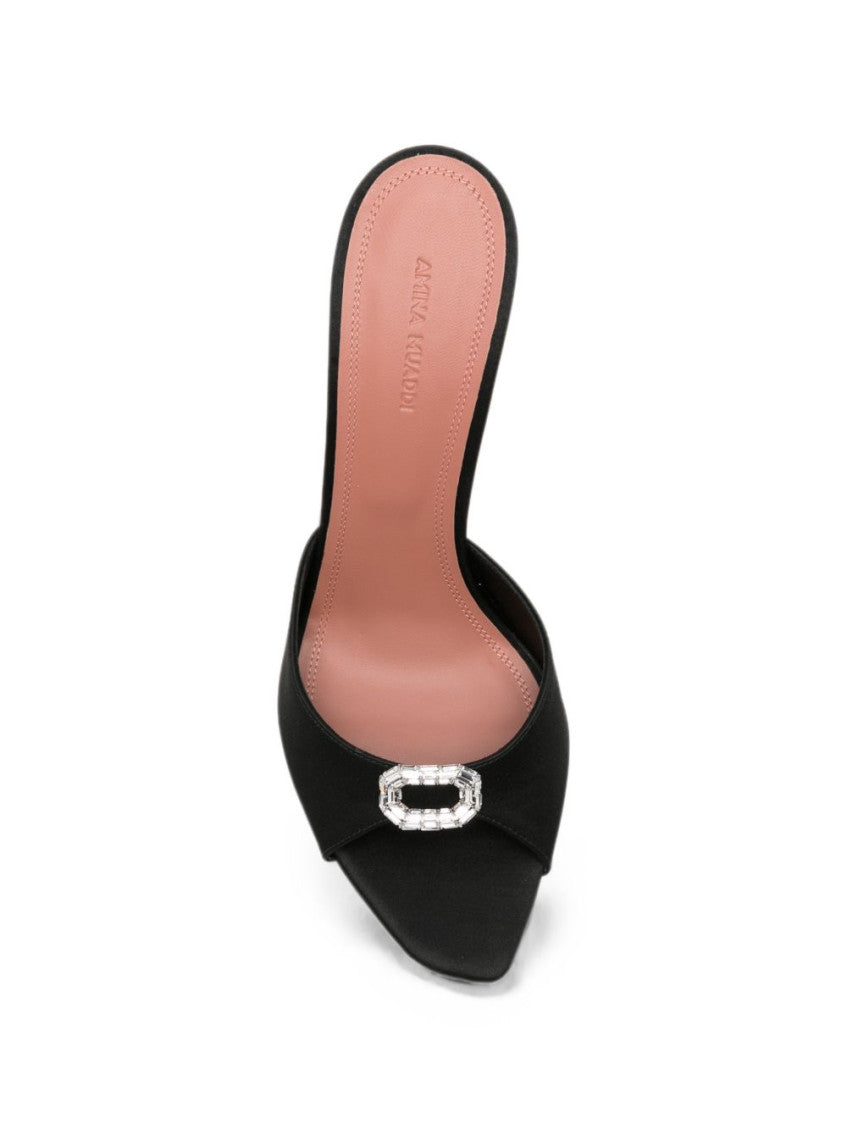 Black Embellished Mules 3