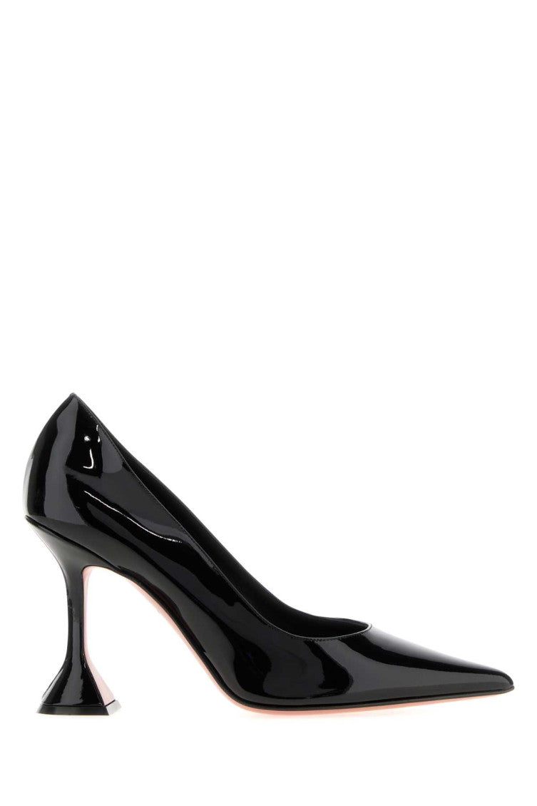 Black Leather Pumps 1