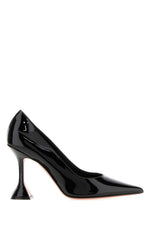 Black Leather Pumps 1