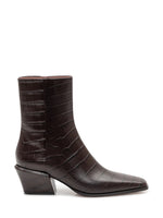 Brown Textured Bettina Boots 1