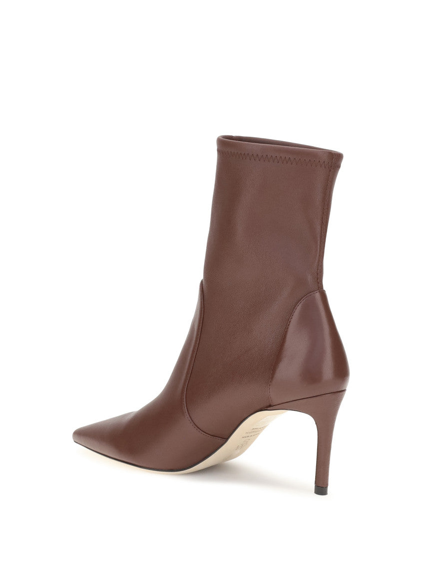 Brown Leather Ankle Boots 3