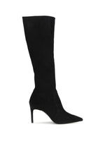 Black Leather Power Boots 1