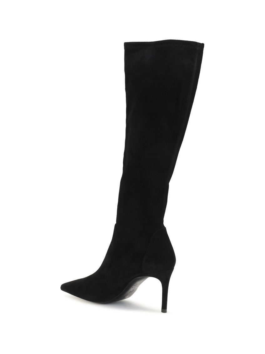 Black Leather Power Boots 3