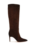 Dark Brown Suede Boots 1