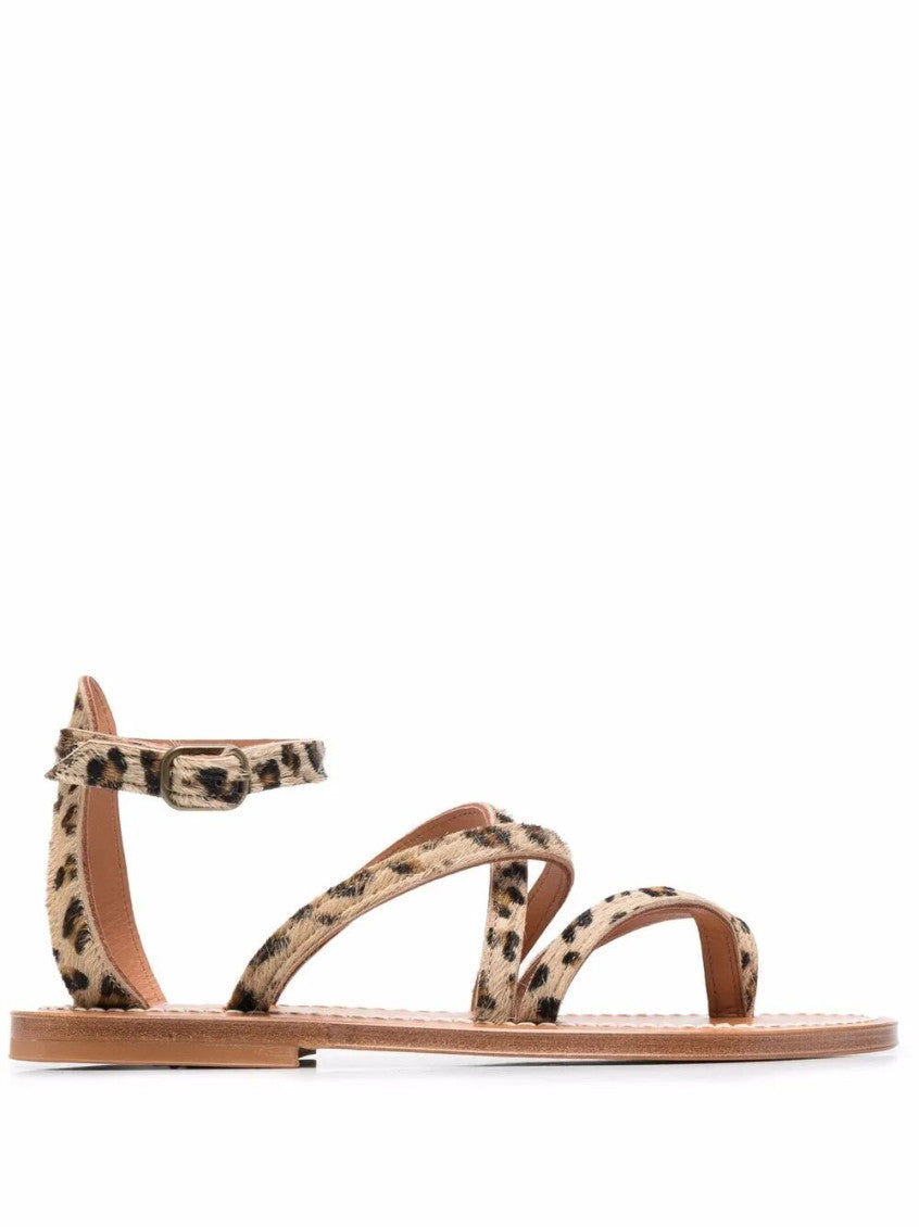Leopard Print Epicure Sandals 1