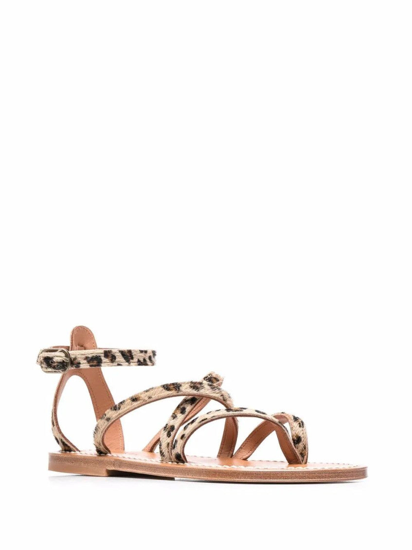 Leopard Print Epicure Sandals 2