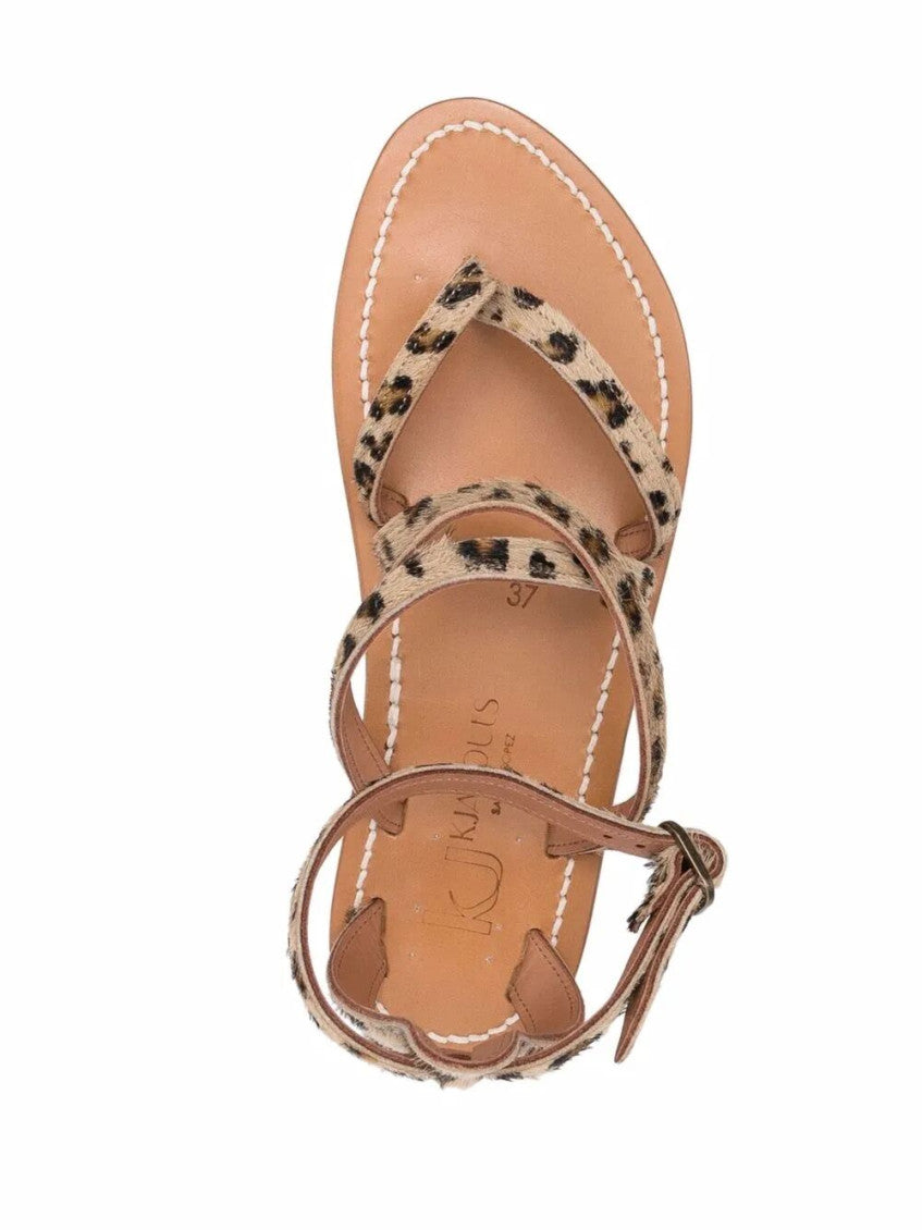 Leopard Print Epicure Sandals 4