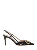 Black Lace Pumps 1