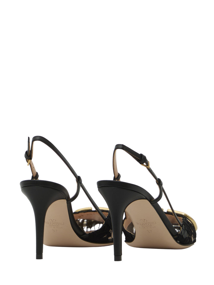 Black Lace Pumps 3