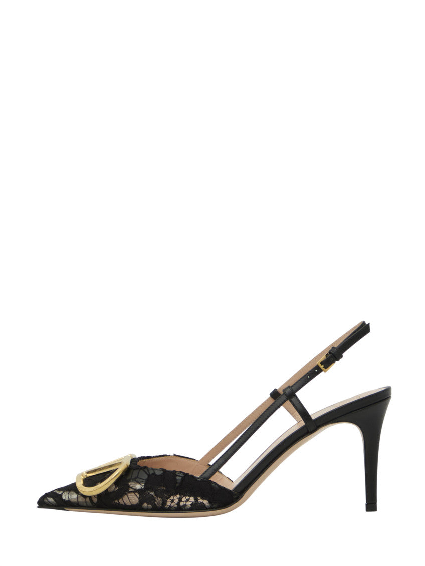 Black Lace Pumps 4